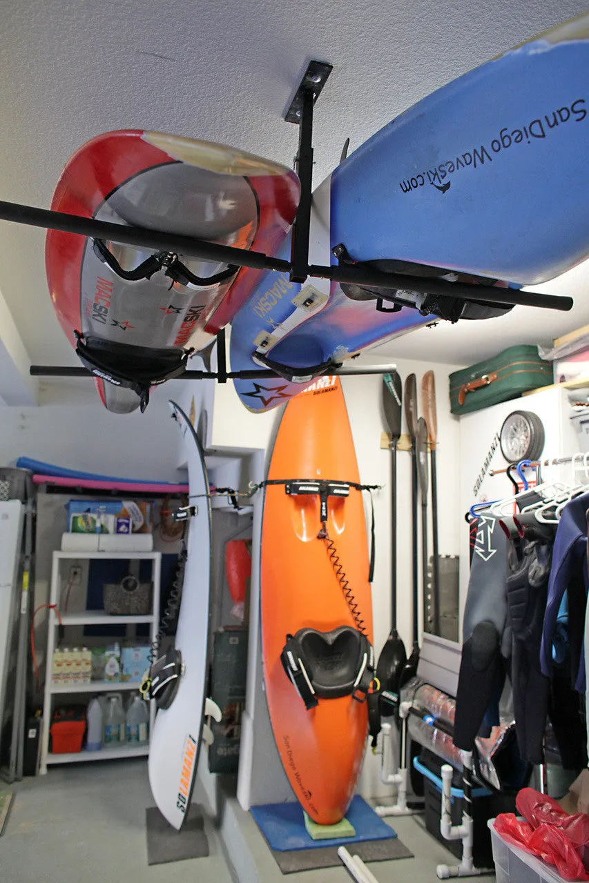 OUTLET | Hi-Port 2 | Kayak Adjustable Ceiling Storage Rack | Double | Holds 150 lbs