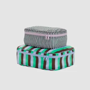 Packing Cube Set (Vacation Stripe Mix)