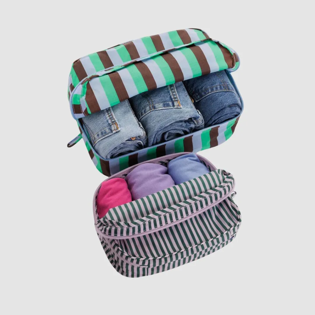 Packing Cube Set (Vacation Stripe Mix)