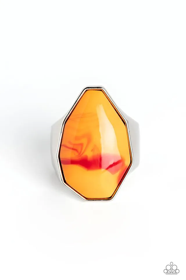 Paparazzi Ring ~ Never Say TIE DYE - Orange