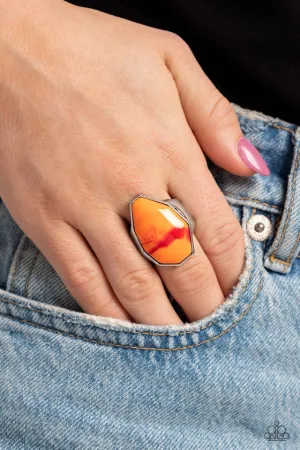 Paparazzi Ring ~ Never Say TIE DYE - Orange