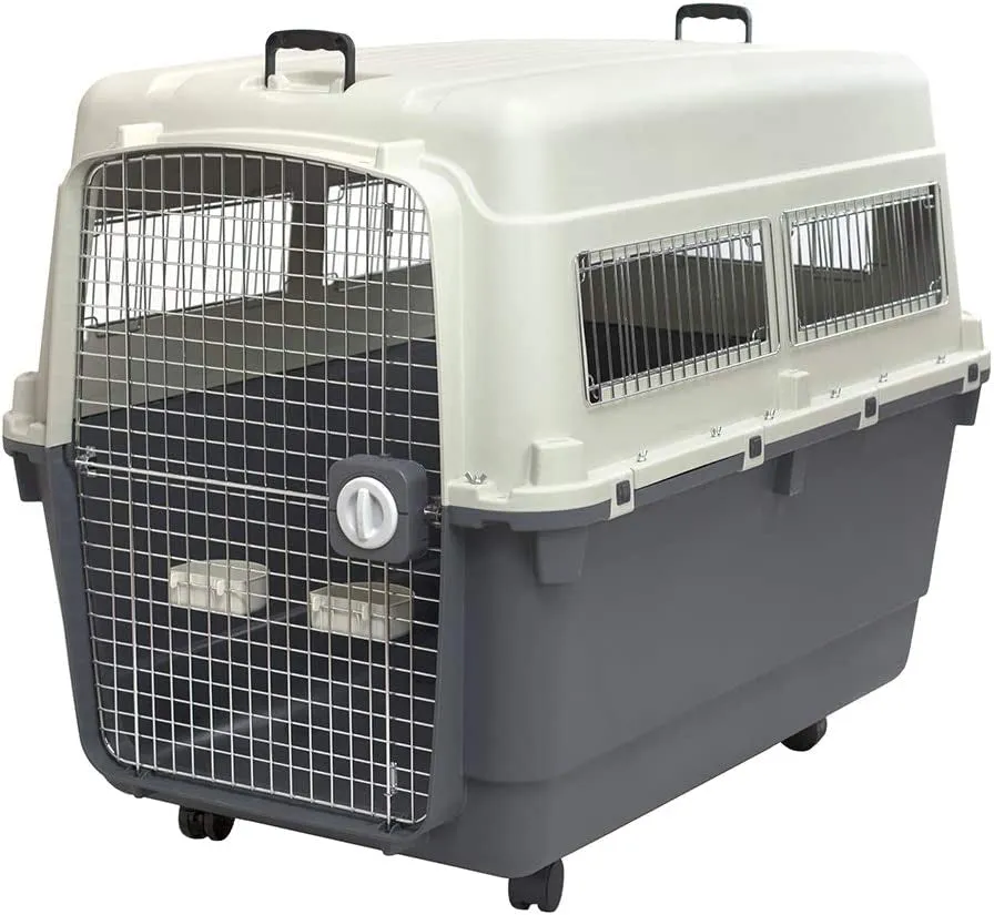 Rolling Travel Dog Crate