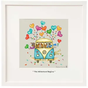 The Adventure Begins 6"x6" | Belinda Northcote Design Frame (6x6)