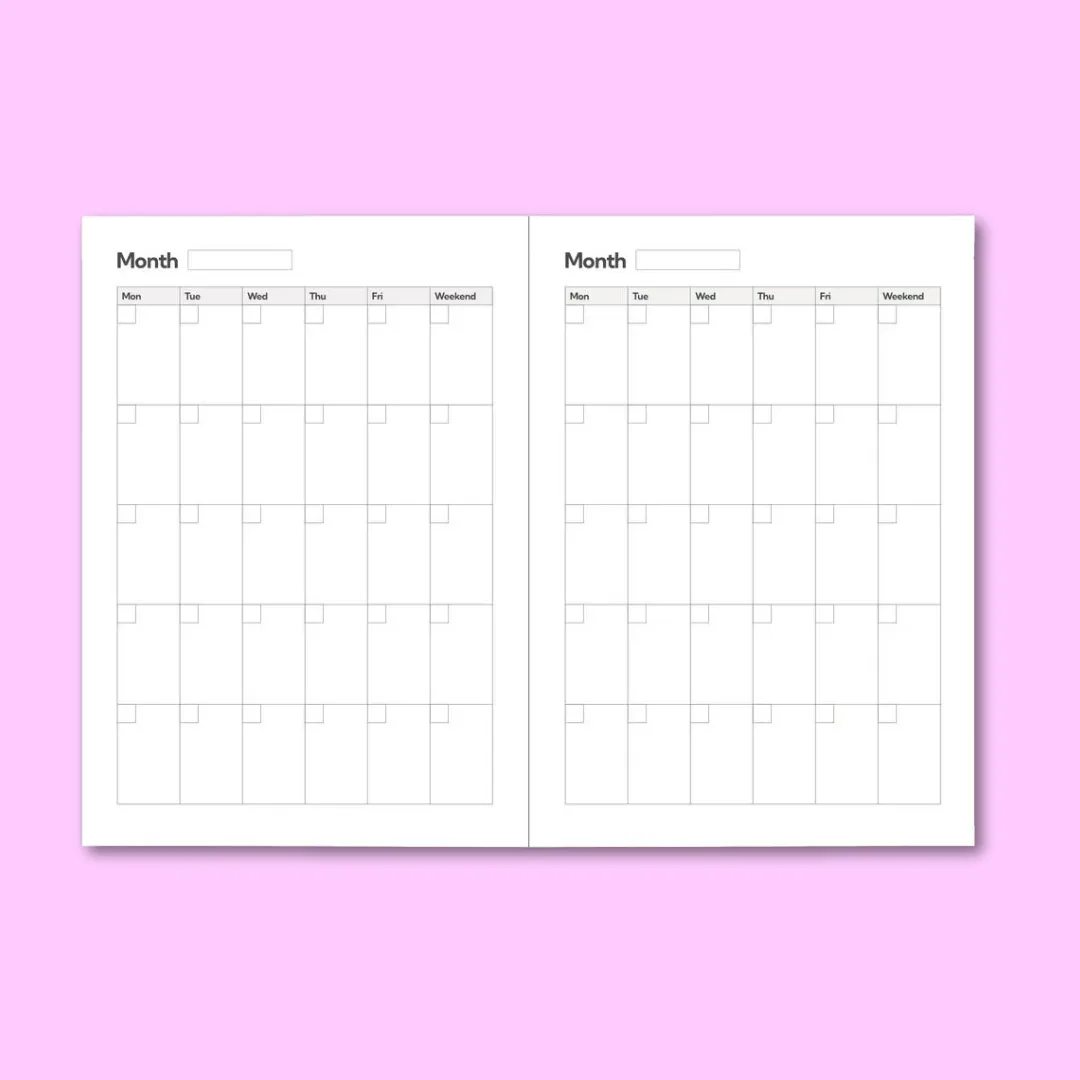 The Weekly Planner - Midnight