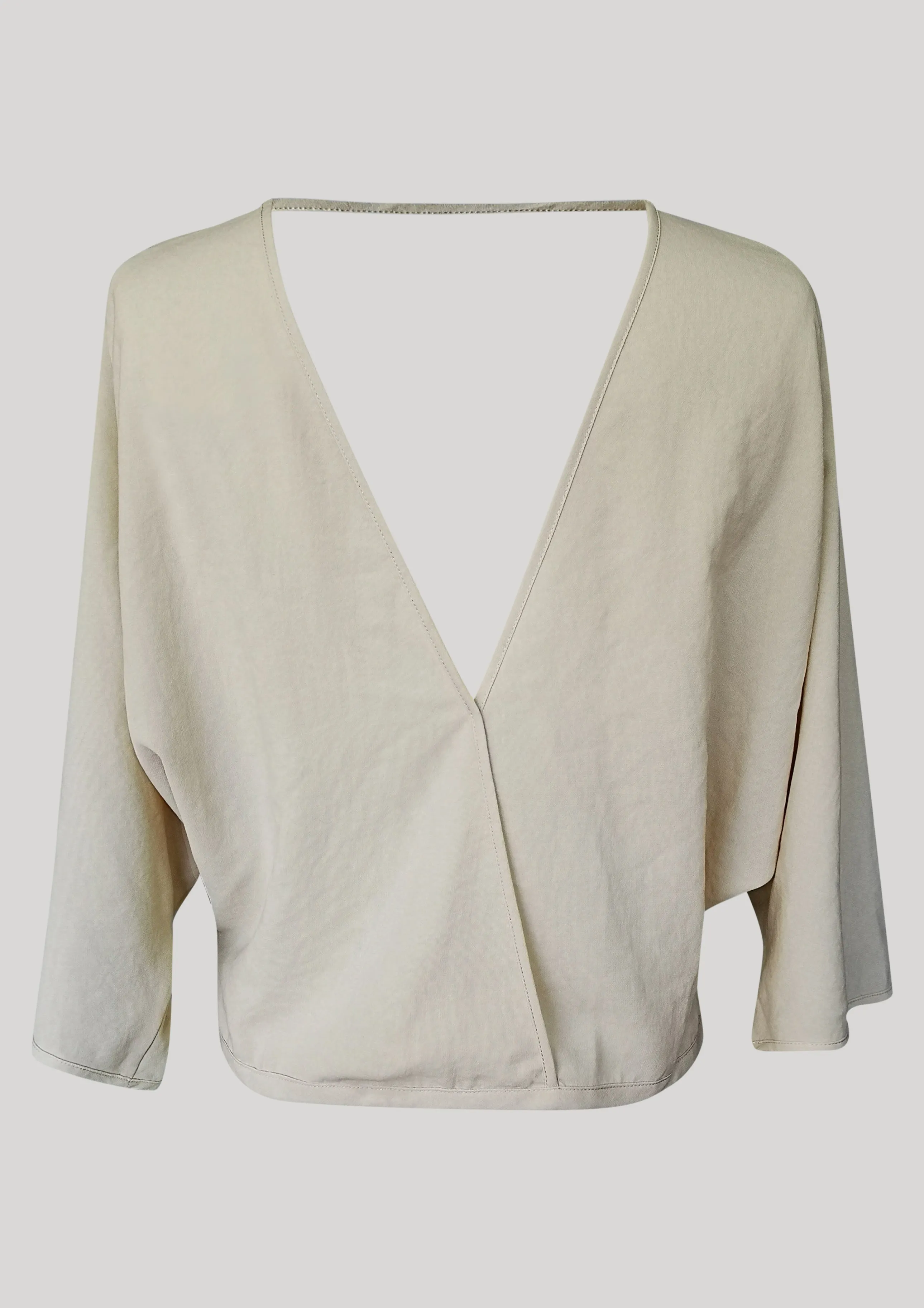 TOP DRAPING - creme