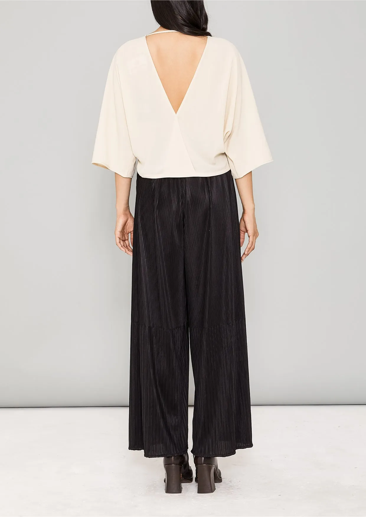 TOP DRAPING - creme