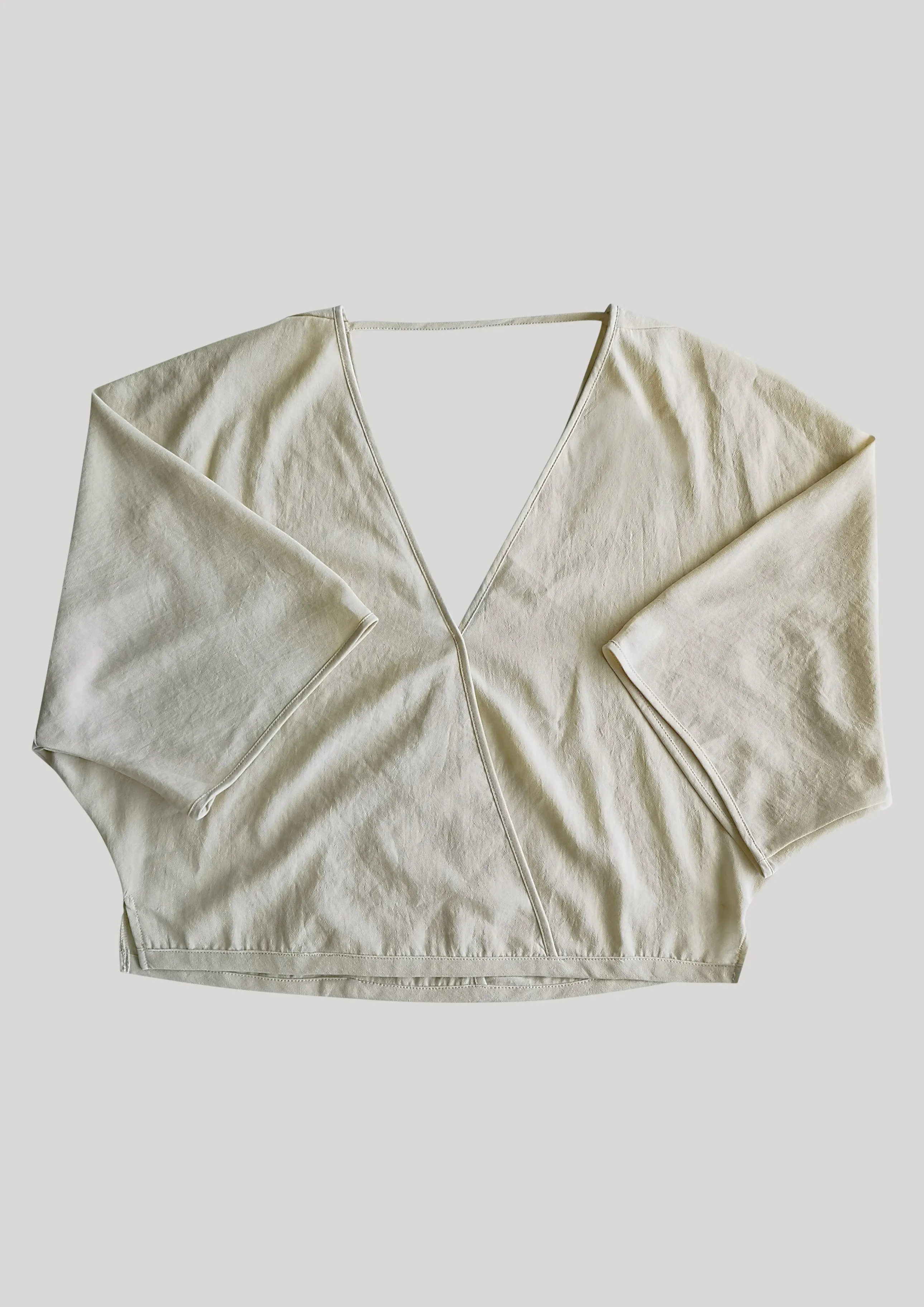 TOP DRAPING - creme
