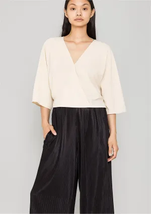 TOP DRAPING - creme