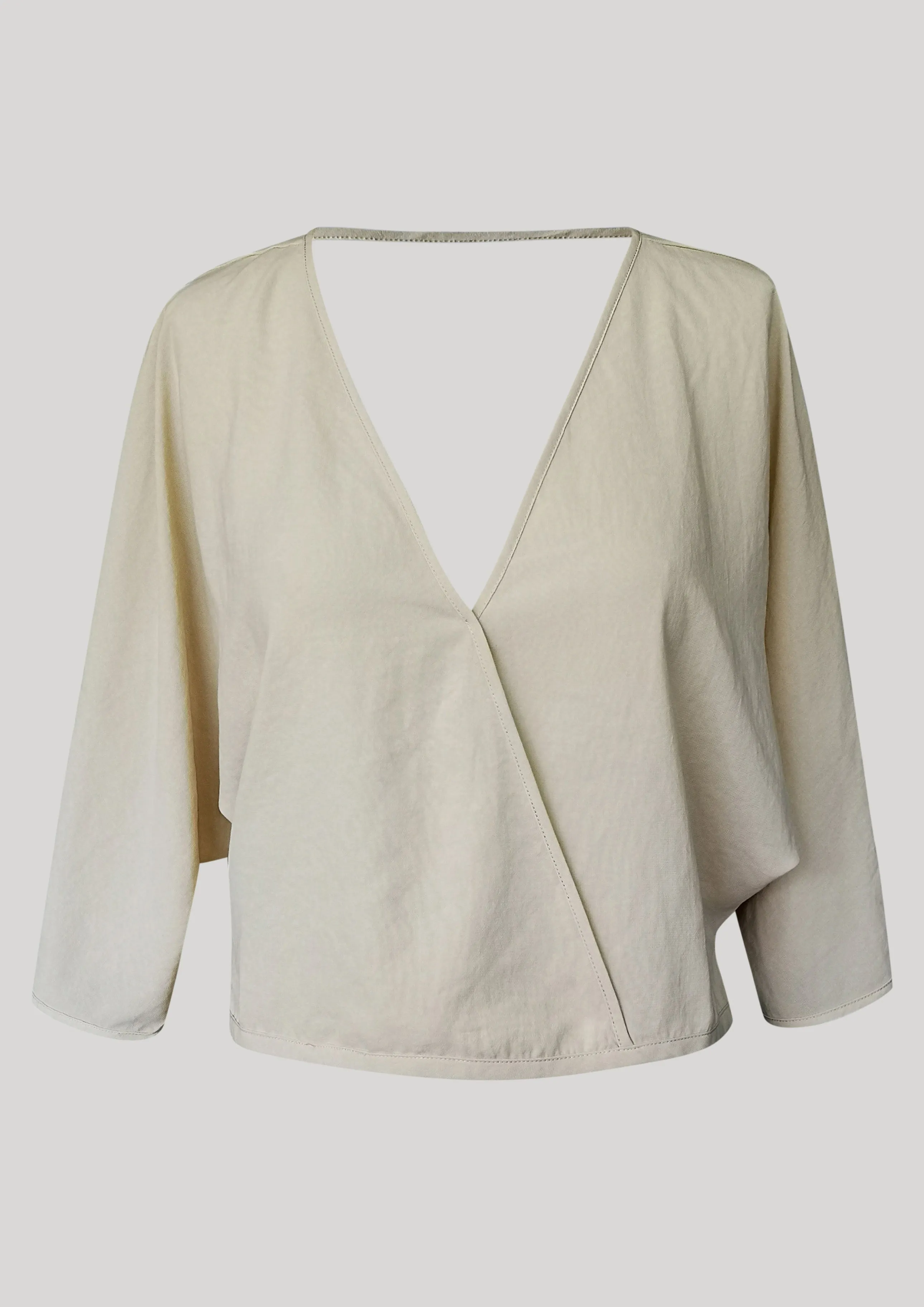 TOP DRAPING - creme