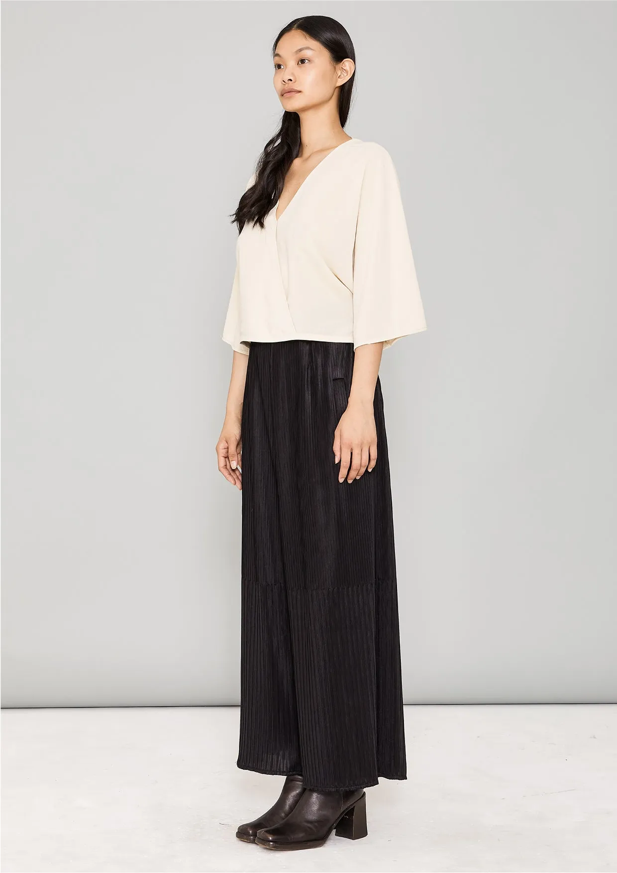 TOP DRAPING - creme