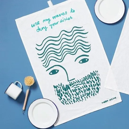 Use My Waves Tea Towel