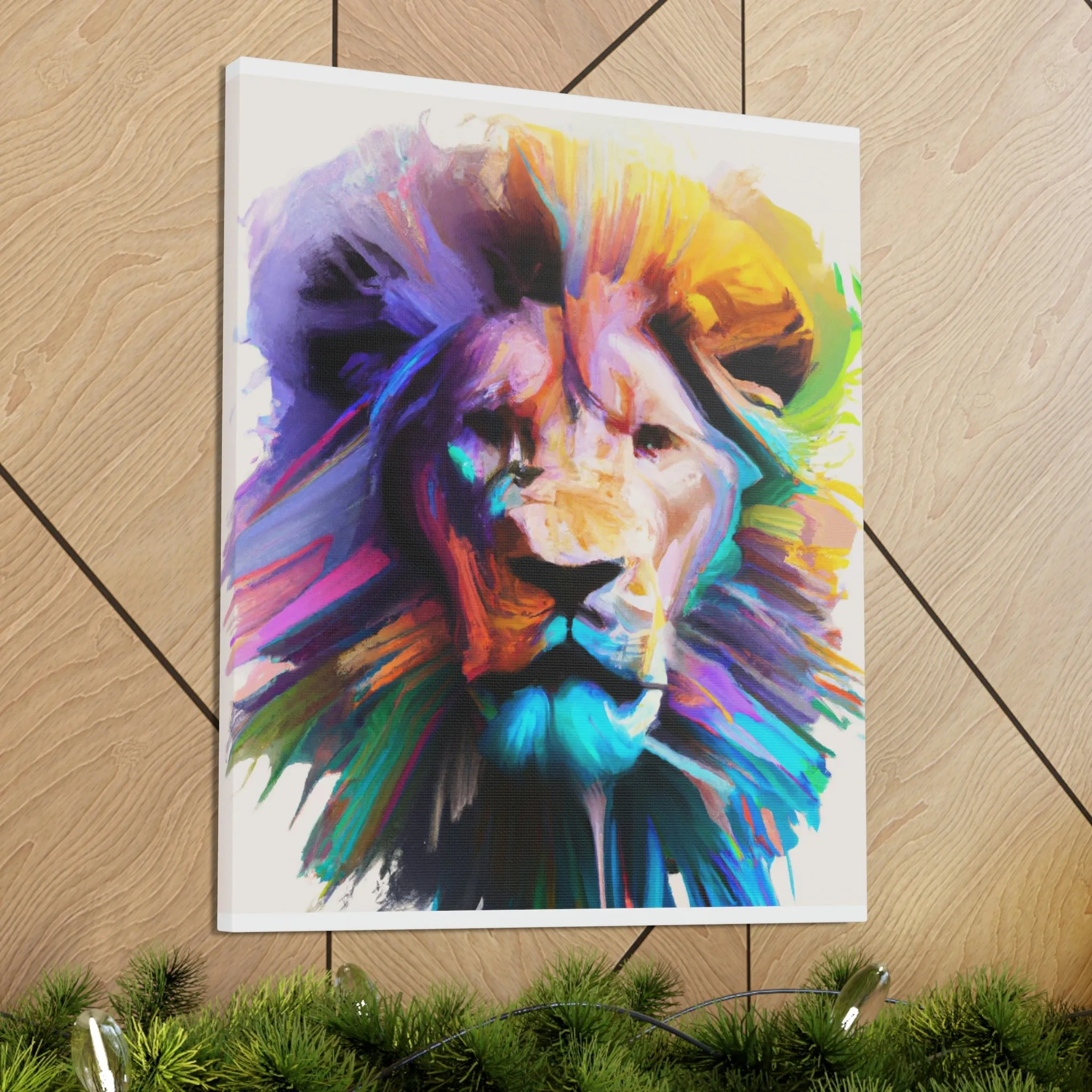 Vibrant Roar. - Canvas