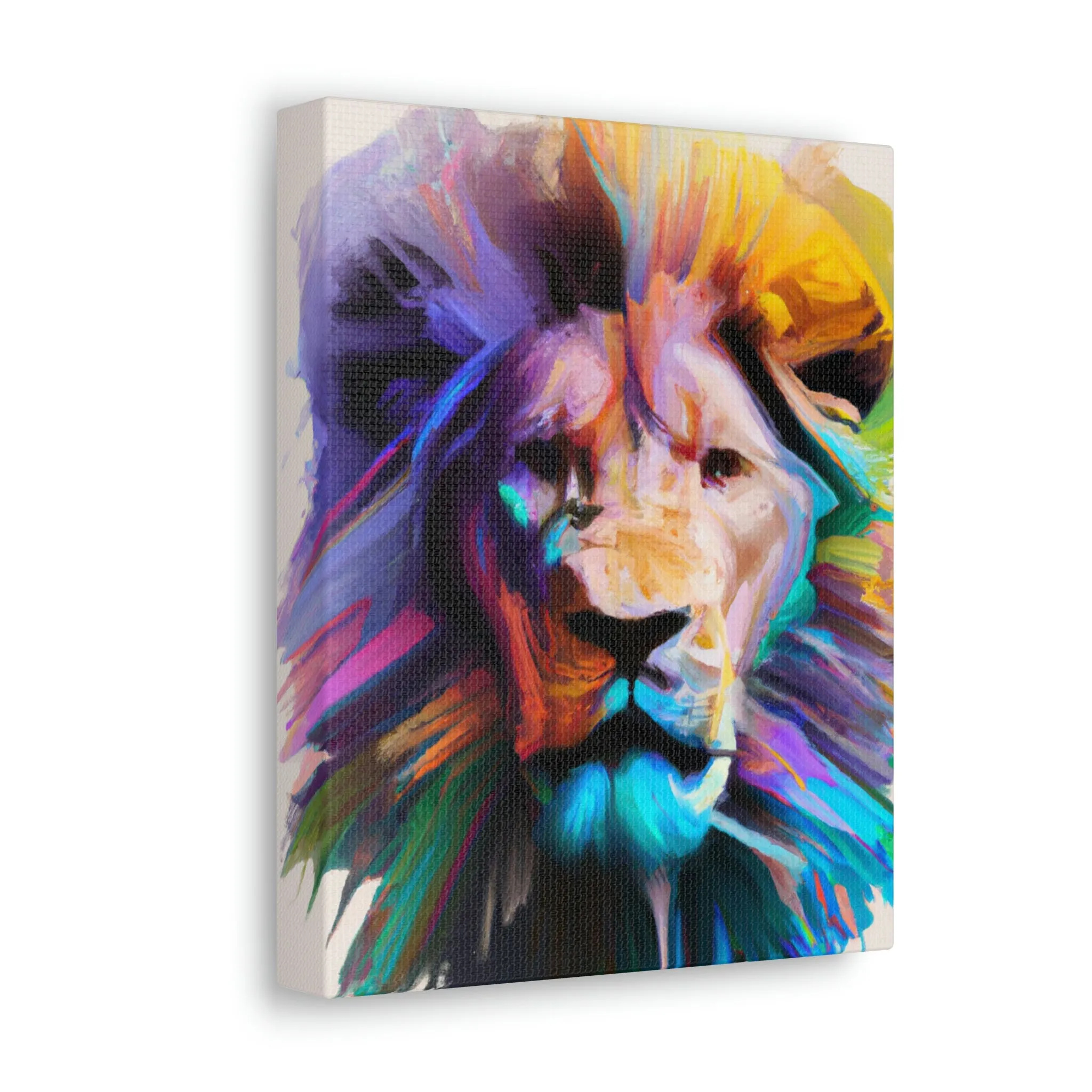 Vibrant Roar. - Canvas