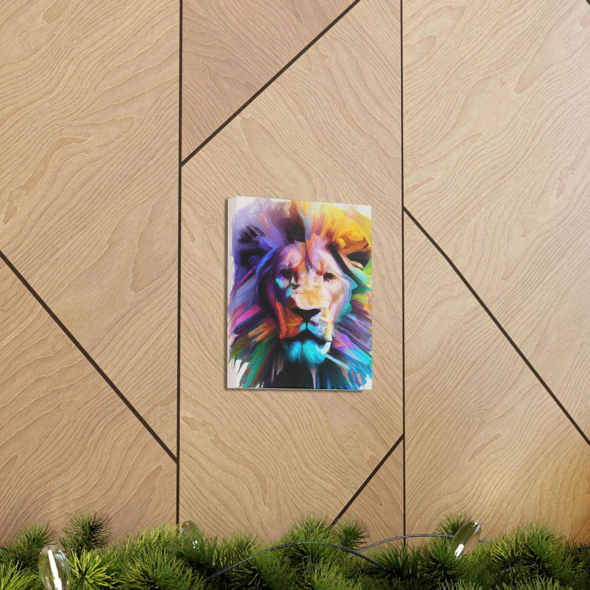 Vibrant Roar. - Canvas