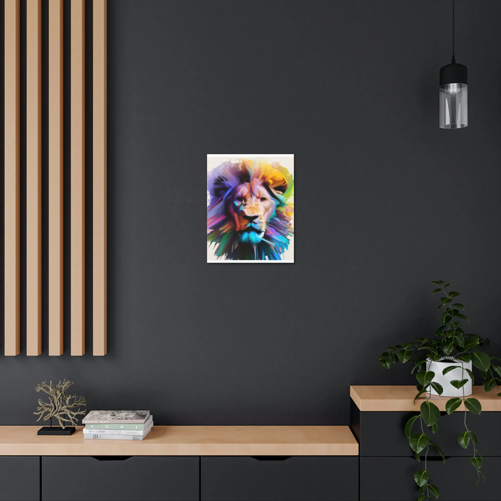 Vibrant Roar. - Canvas
