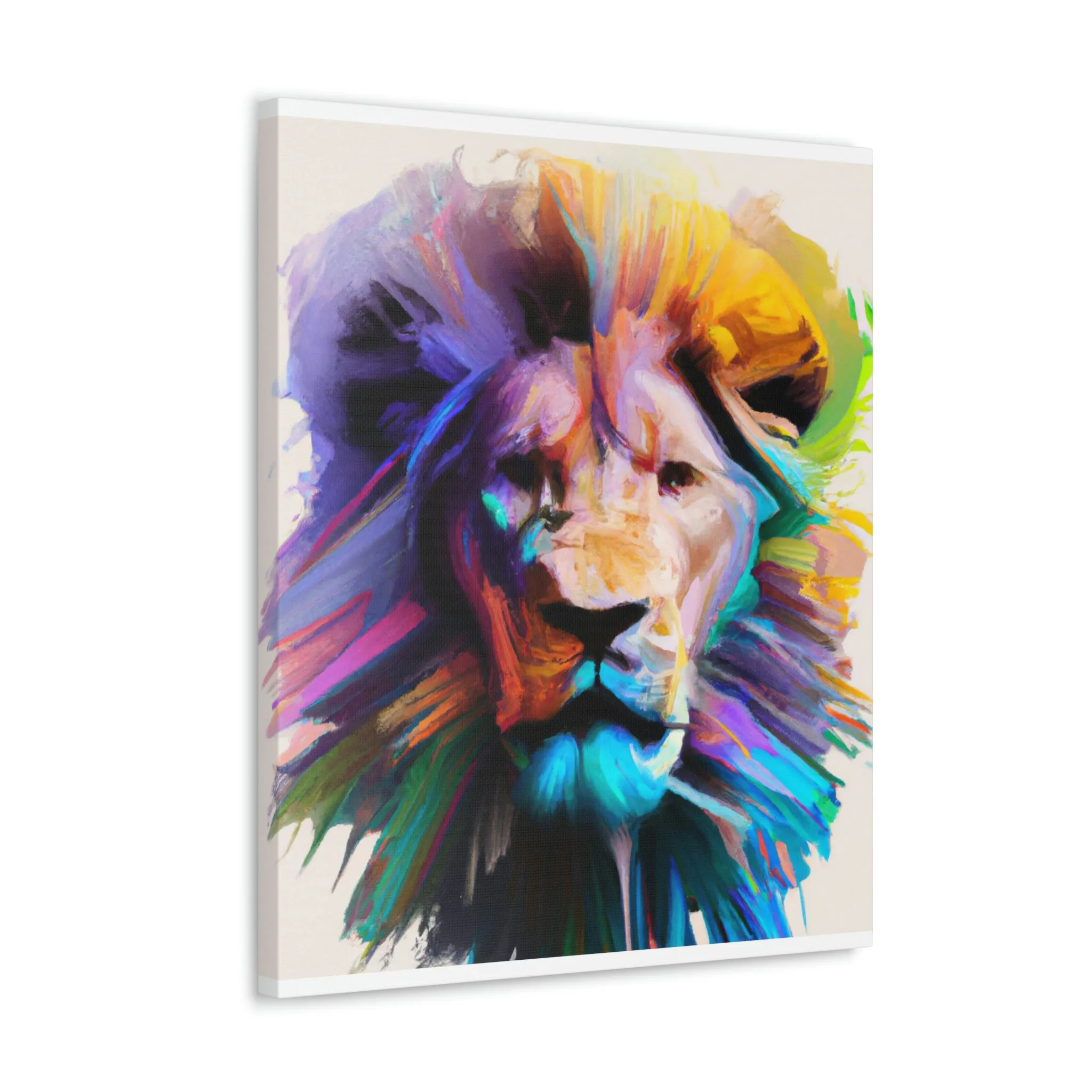 Vibrant Roar. - Canvas