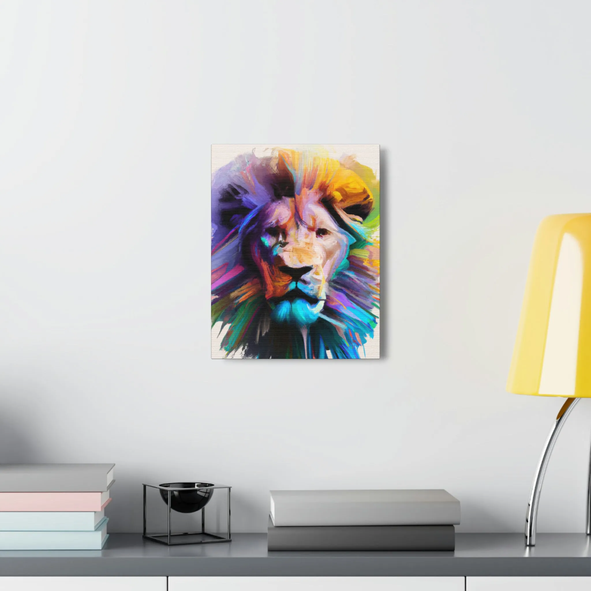 Vibrant Roar. - Canvas