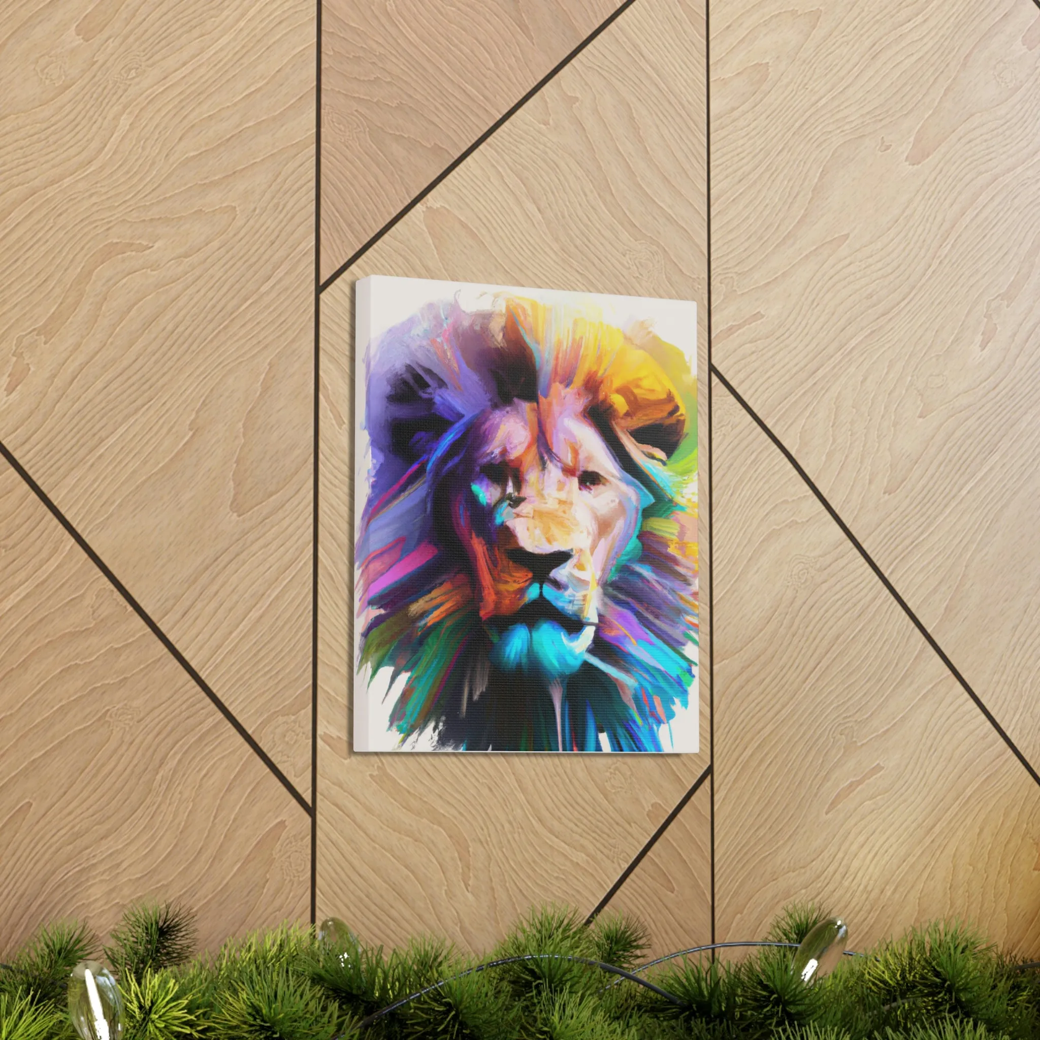 Vibrant Roar. - Canvas