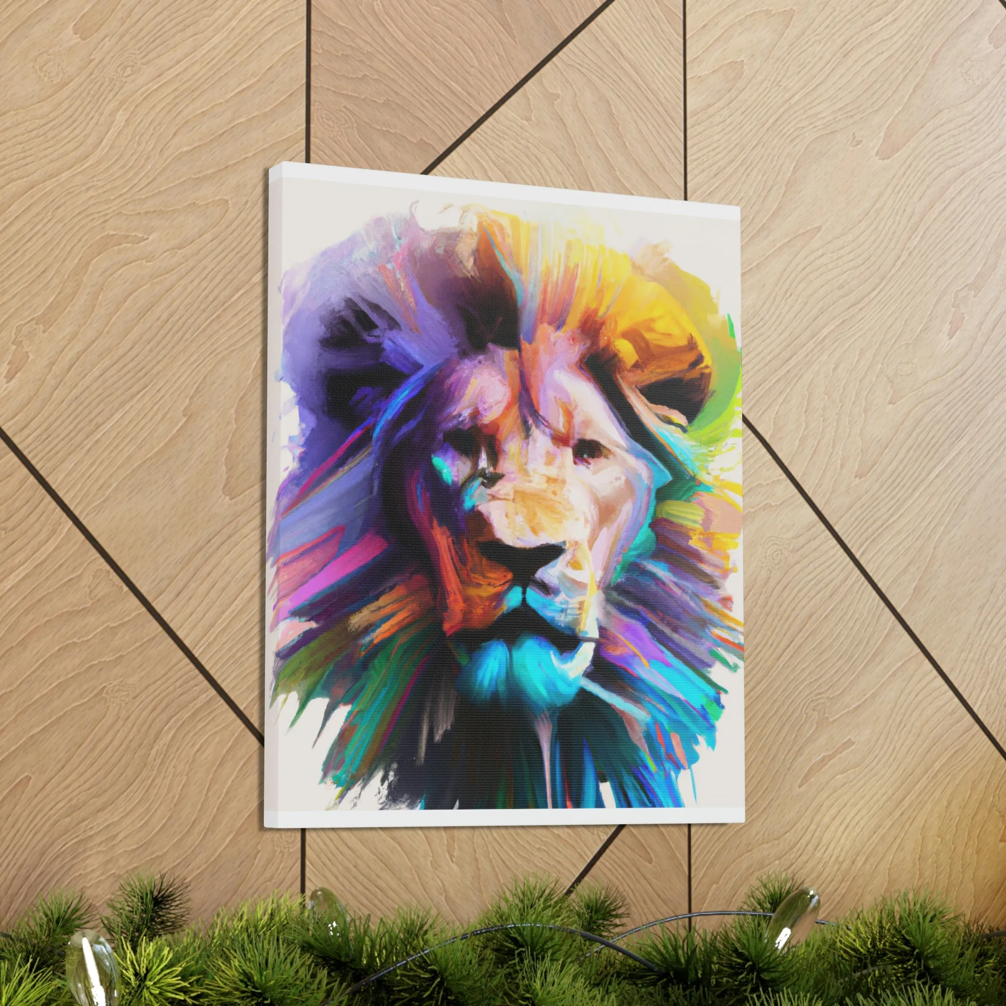 Vibrant Roar. - Canvas