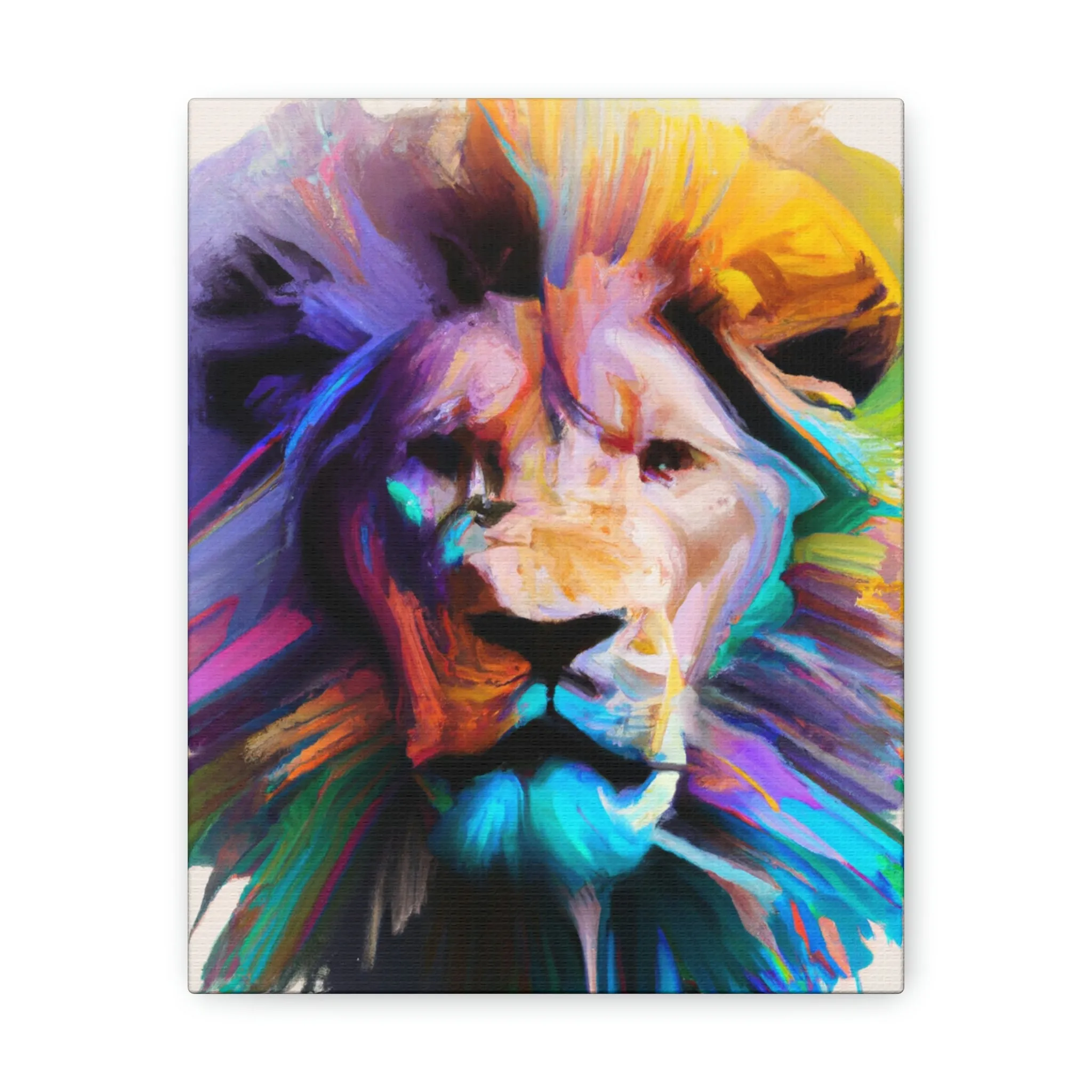 Vibrant Roar. - Canvas