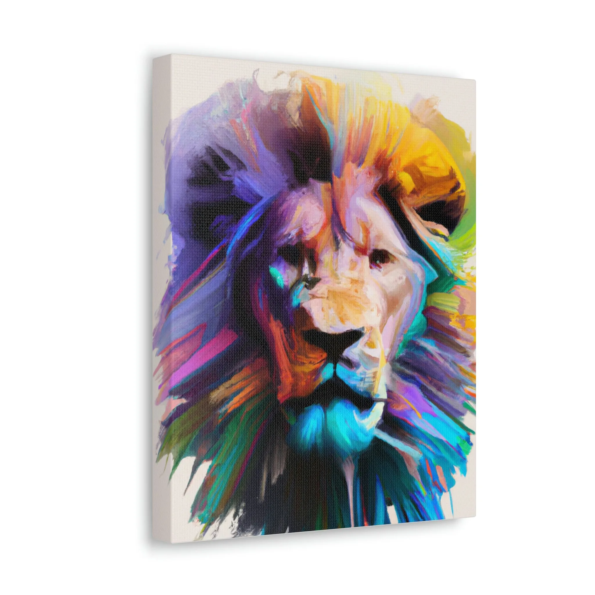 Vibrant Roar. - Canvas