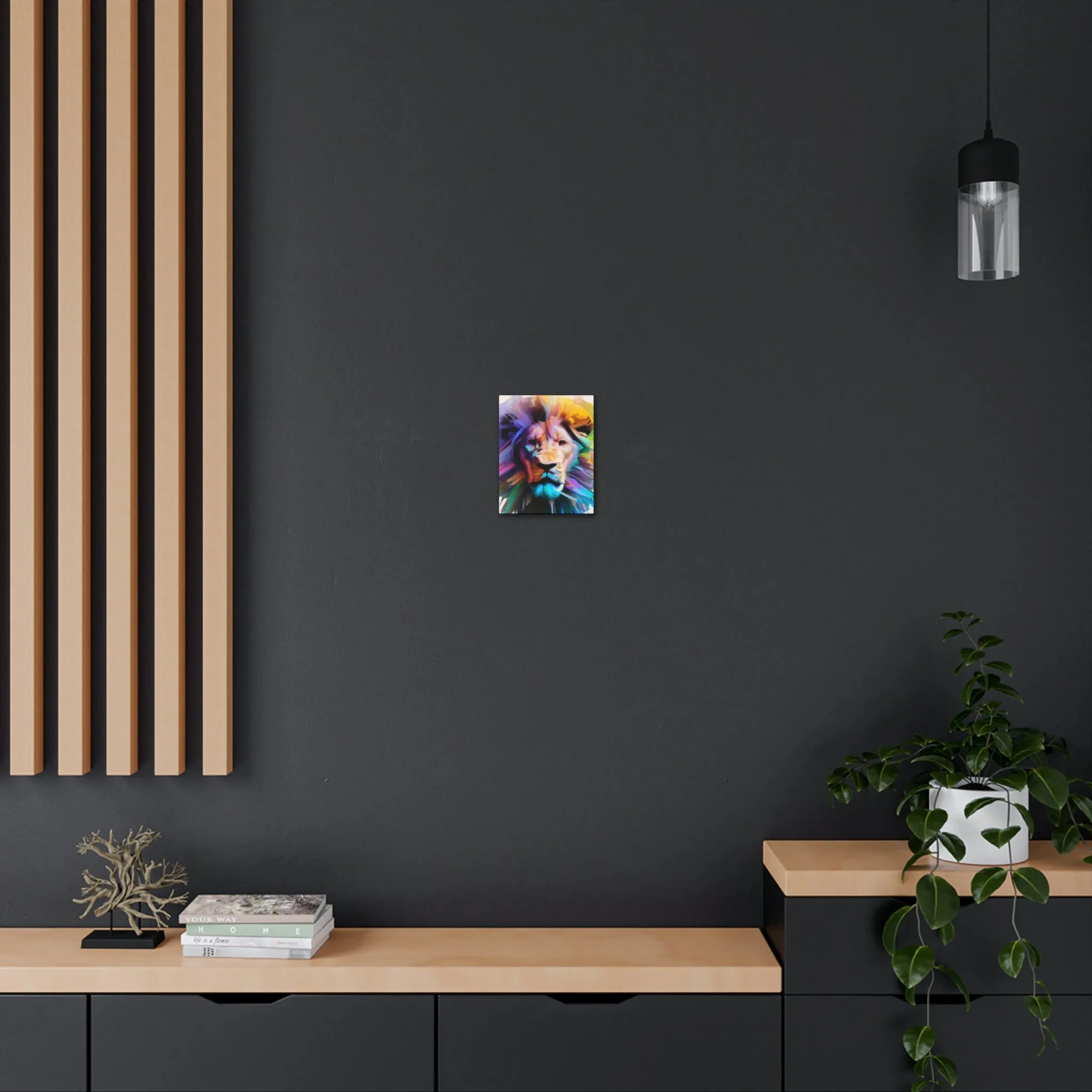 Vibrant Roar. - Canvas