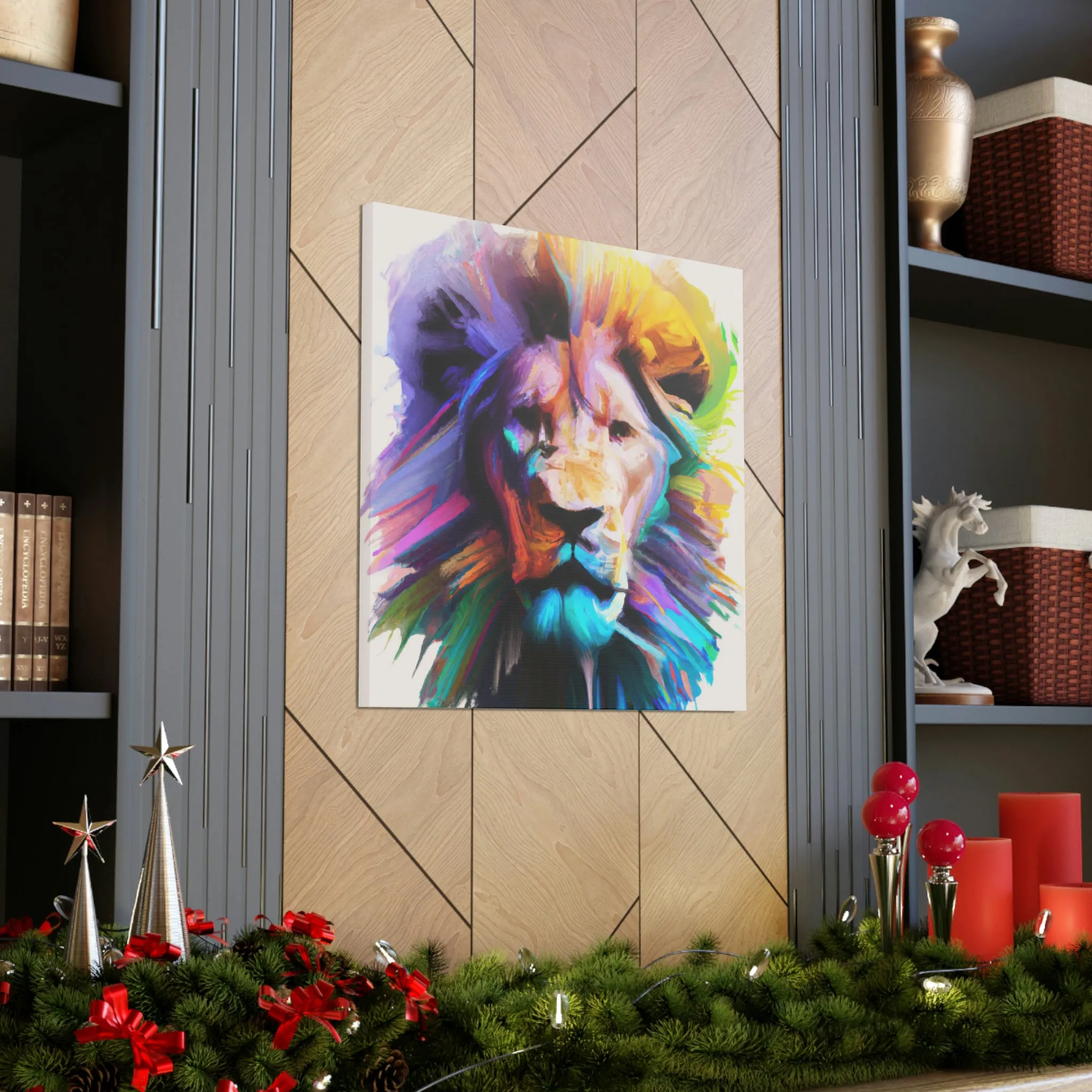 Vibrant Roar. - Canvas