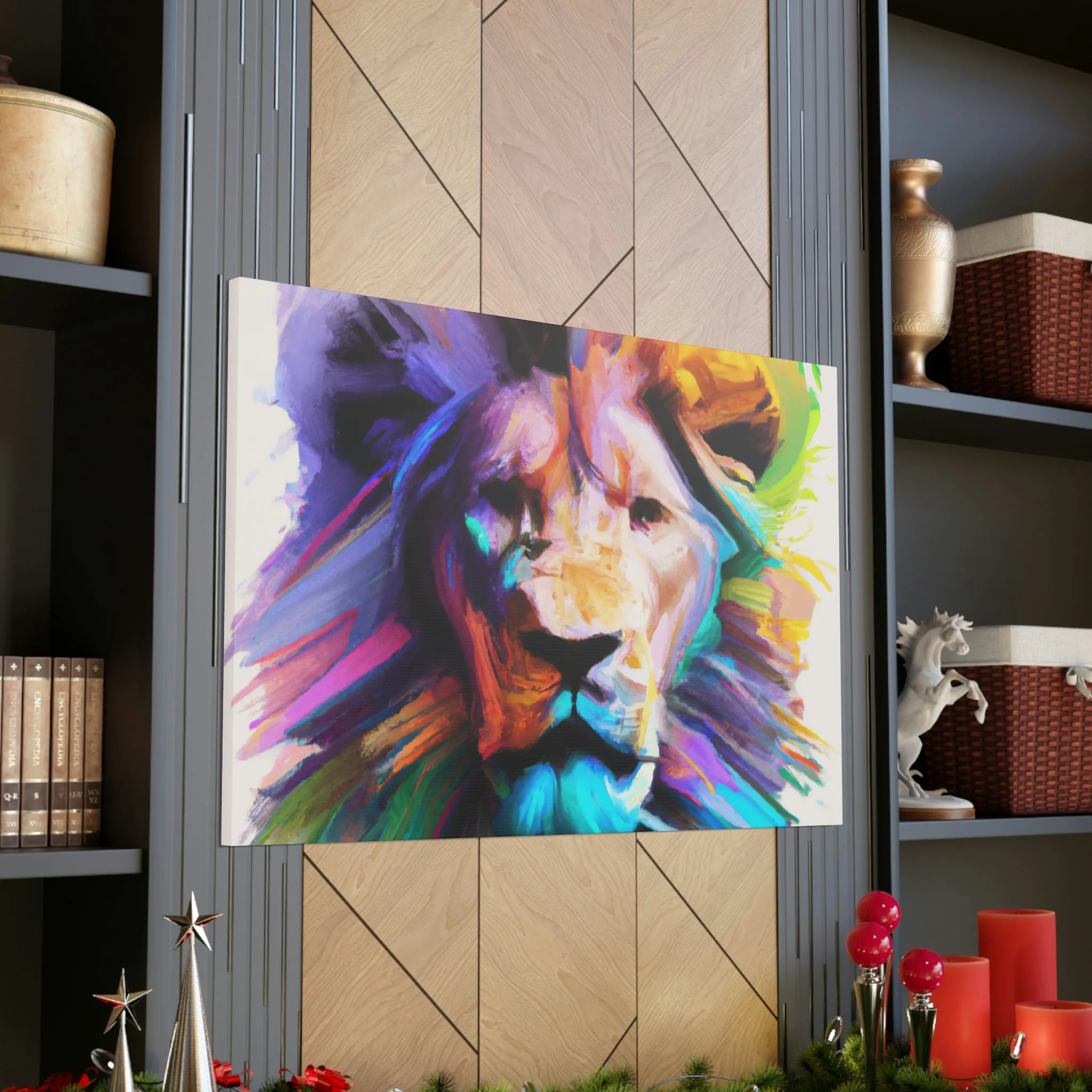 Vibrant Roar. - Canvas