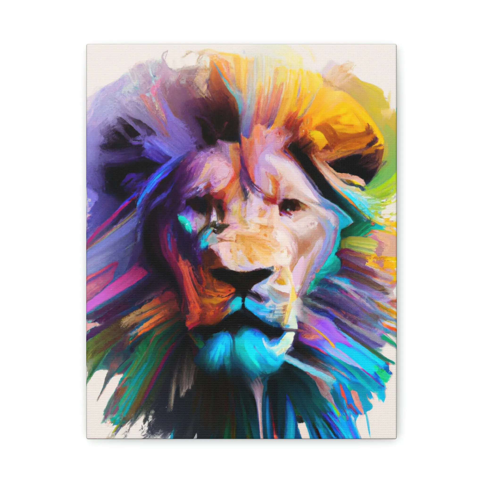 Vibrant Roar. - Canvas