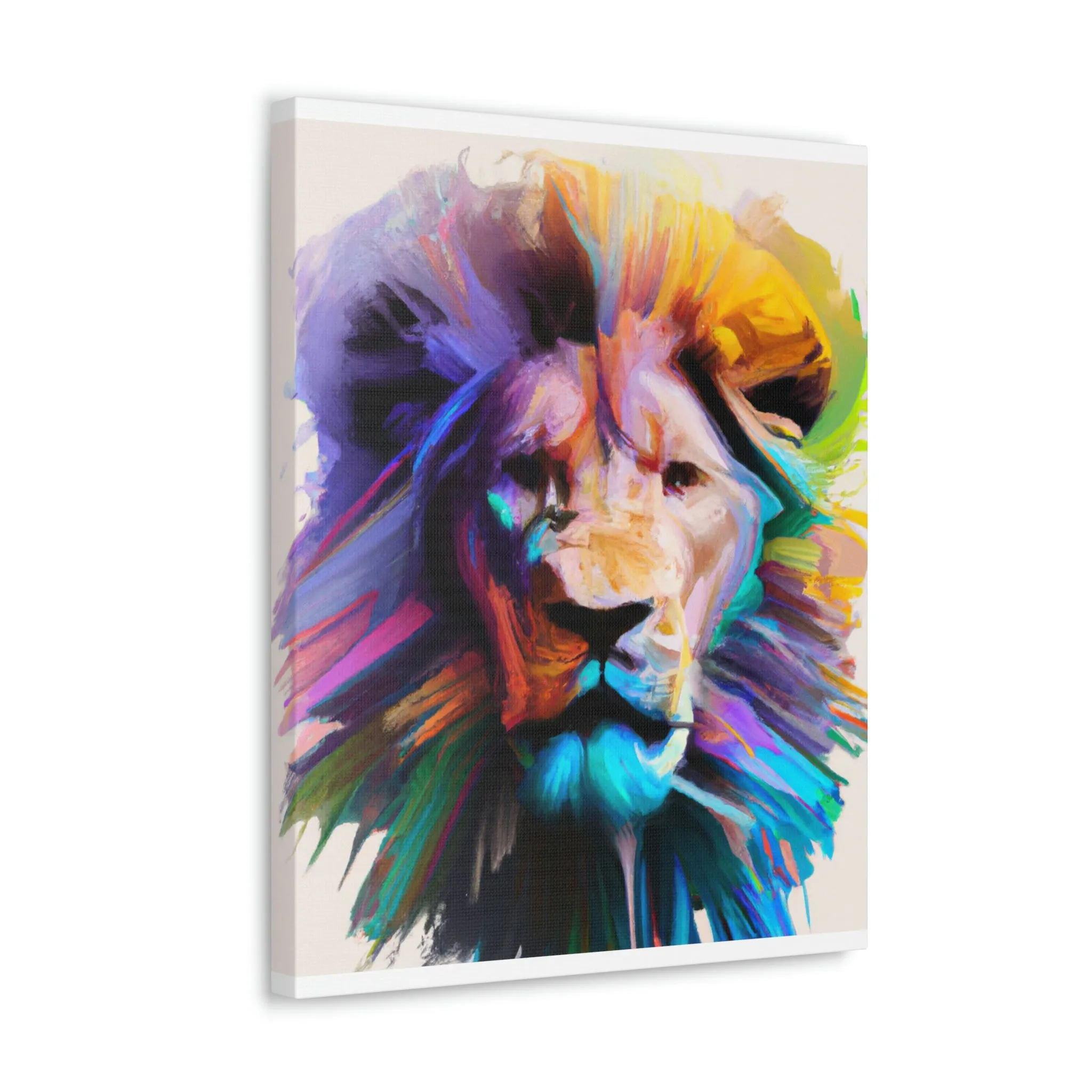 Vibrant Roar. - Canvas