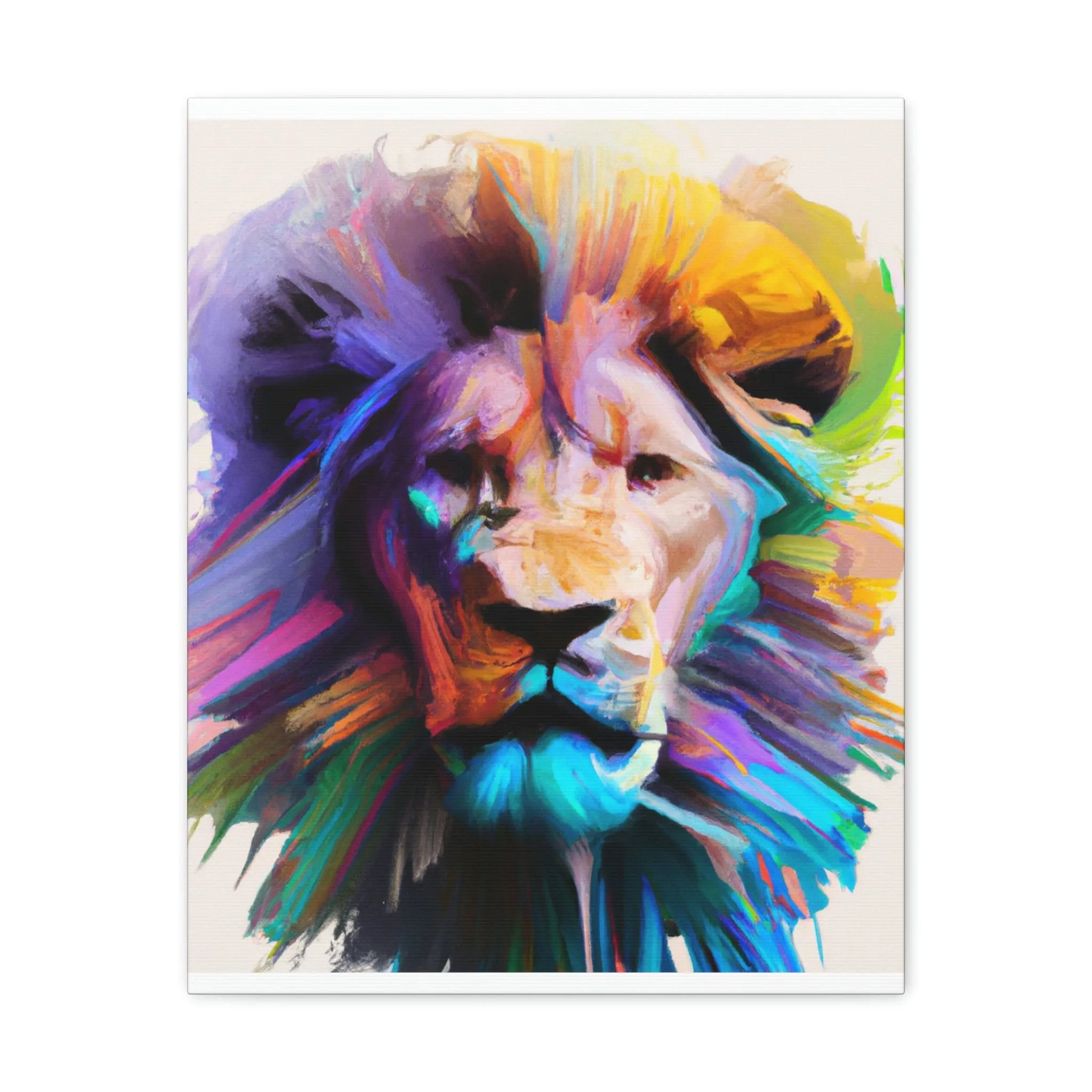 Vibrant Roar. - Canvas