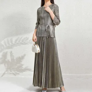 Women Clothing Metallic Polyester- قماش البوليستر