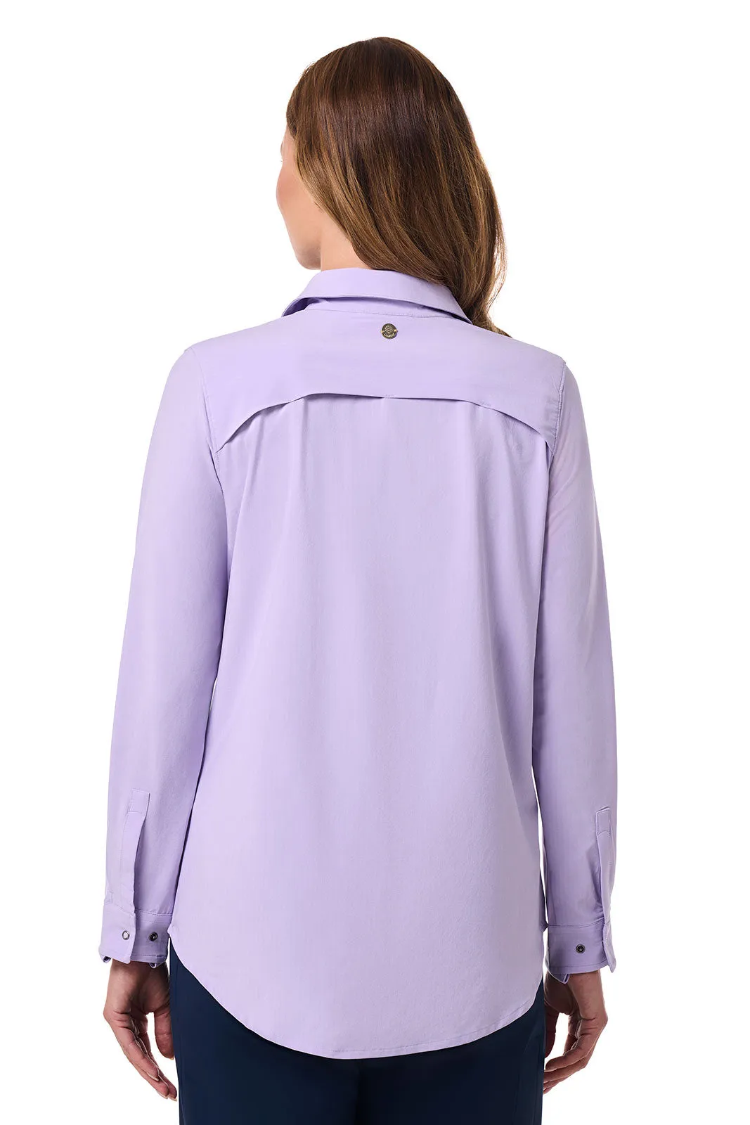 Women's Amara Smart Shirt | Lavendula Stripe