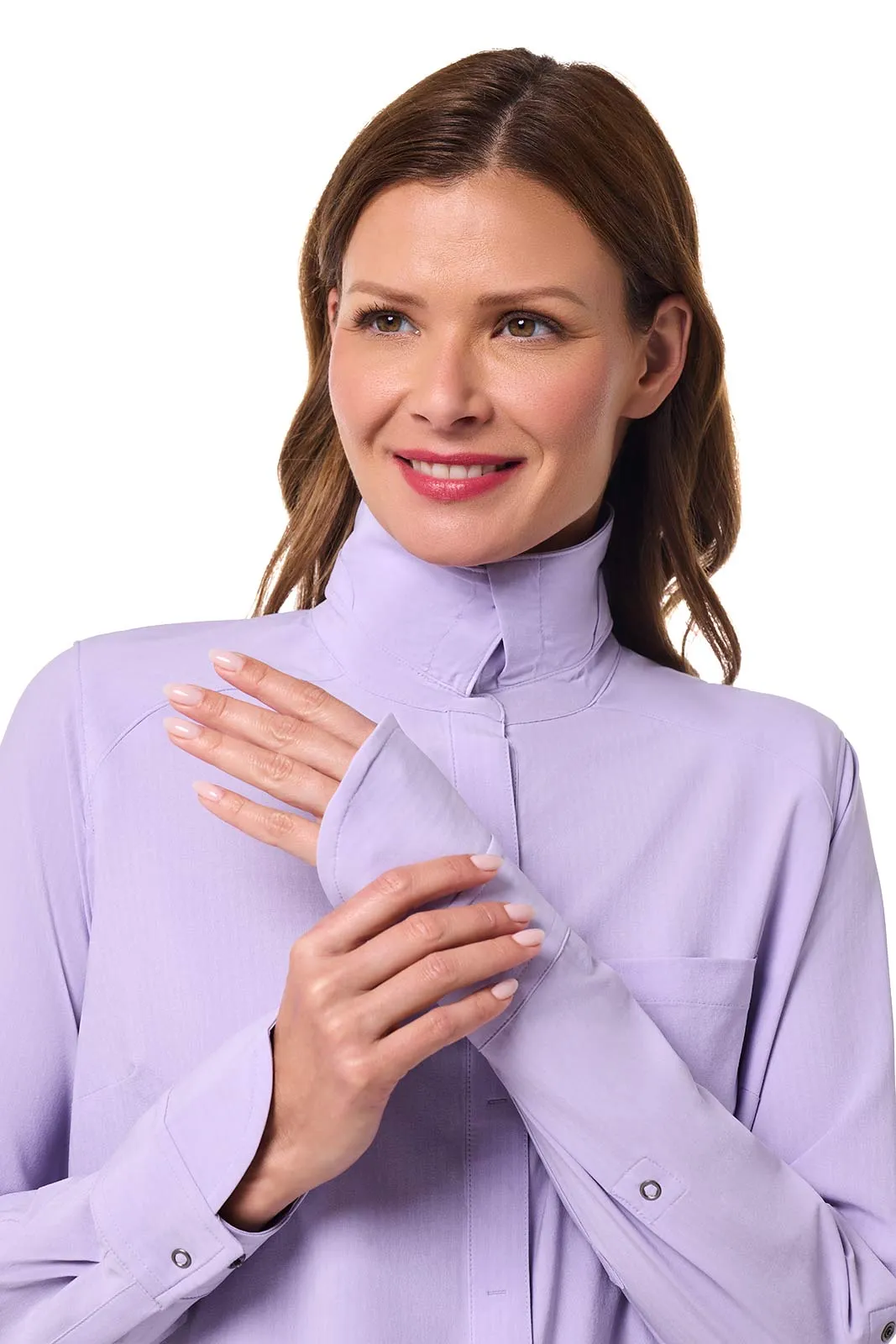 Women's Amara Smart Shirt | Lavendula Stripe