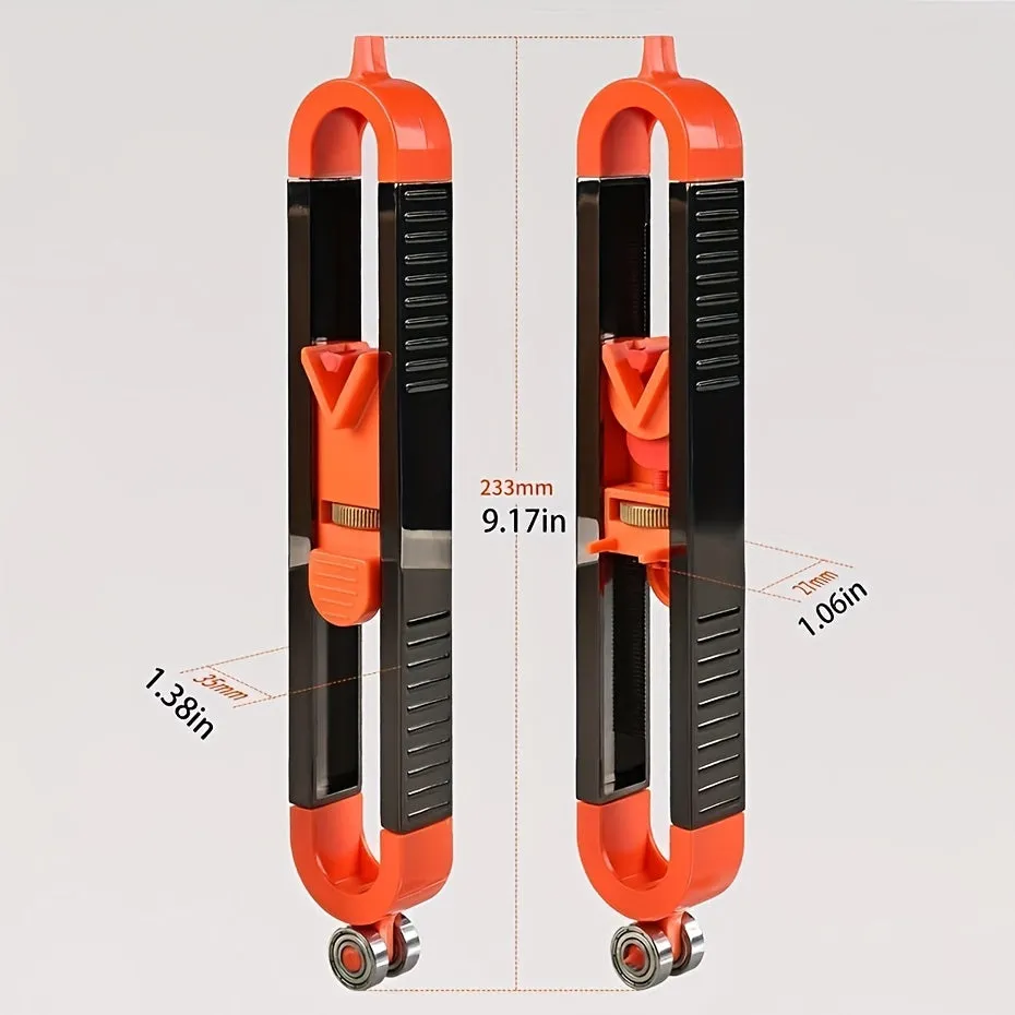 Woodworking Profile Contour Gauge Set with Adjustable Lock