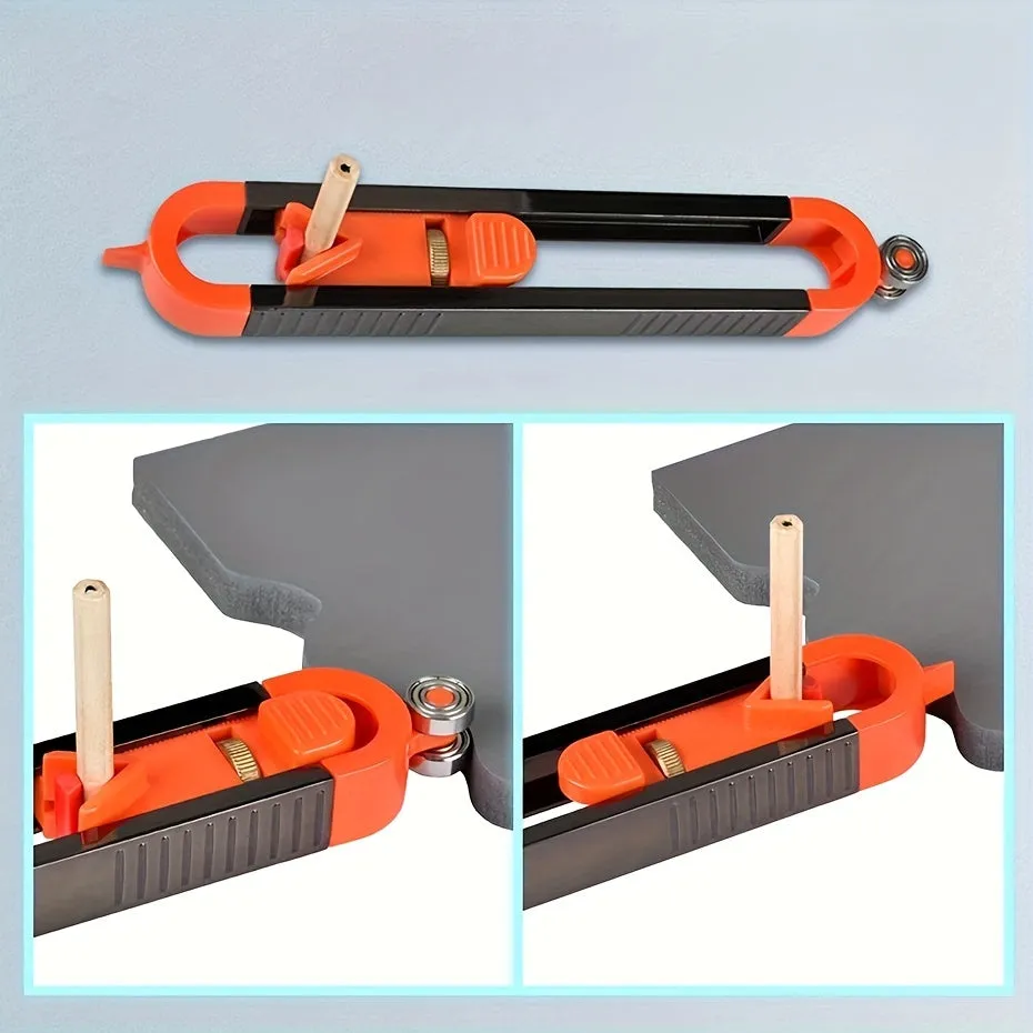 Woodworking Profile Contour Gauge Set with Adjustable Lock